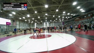 132 lbs 3rd Place Match - Matthew Jaime, Big Cat Wrestling Club vs Cash Boos, Thurston County Wrestling Club