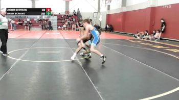 130 lbs Consi Of 4 - Ayden Sumners, Raw vs Drew Schiavo, Journeymen