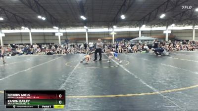 59 lbs Round 3 (4 Team) - Brooks Abels, Middleton Wrestling Club vs Kanon Bailey, Big Cat Wrestling