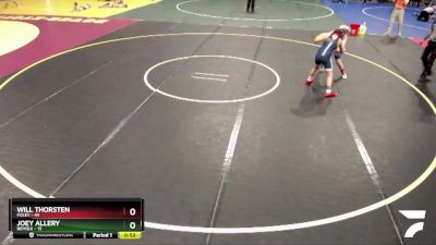 115 lbs Semis & 1st Wrestleback (8 Team) - Joey Allery, Bemidji vs Will Thorsten, Foley