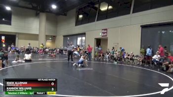 45 lbs Placement Matches (16 Team) - Kannon Williams, Alabama Hammers vs Knox Alleman, Predator WC