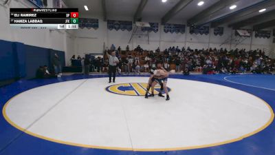 117 lbs Champ. Round 1 - Hamza Labbaq, JFK vs Eli Ramirez, Dos Palos