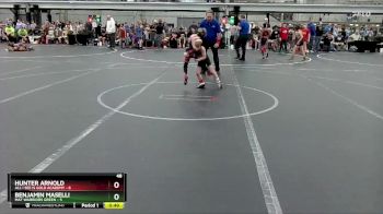 48 lbs Round 1 (4 Team) - Benjamin Maselli, Mat Warriors Green vs Hunter Arnold, All I See Is Gold Academy
