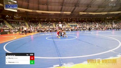 43 lbs Round Of 16 - Jeffrey Muniz, Red Star Wrestling Academy vs Leland Reeves, Steel Valley Renegades