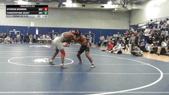 197 lbs Consi Of 8 #2 - Wynton Bowers, Wesleyan (CT) vs Christopher Jeudy, Bridgeport