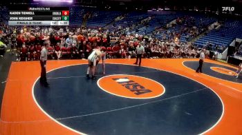 215 lbs Finals (8 Team) - John Keigher, Coal City vs Kaden Tidwell, Vandalia