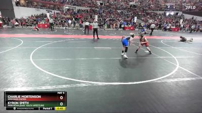 85 lbs Champ. Round 1 - Kyron Smith, ParkviewAlbany Youth Wrestling vs Charlie Mortenson, Wisconsin Rapids