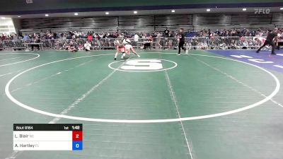 124 lbs Round Of 32 - LilyAnn Blair, NC vs Addison Hartley, FL