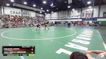 115 lbs 1st Place Match - Collette Langmo, Vista Murrieta vs Sofia Ardilla-Arredondo, Murrieta Mesa