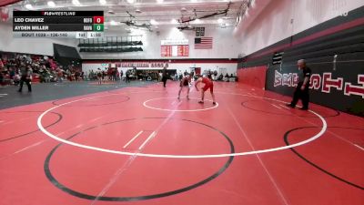 136-140 lbs Round 1 - Ayden Miller, Ralston Valley vs Leo Chavez, Rocky Ford
