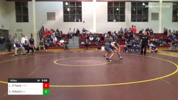 145 lbs Consolation - Liam O'Toole, Mount Vernon vs Zani Patasin, St. Pius X Catholic