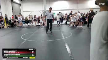 52 lbs Round 5 (6 Team) - Keegan Leddy, U2 Upstate Uprising 2.0 vs Lorenzo Barbieri, Buxton