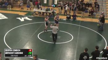 160 5th Place - Anthony Cardone, Norton vs Griffin Condon, Plymouth South