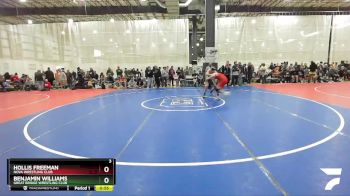 165 lbs Cons. Round 3 - Benjamin Williams, Great Bridge Wrestling Club vs Hollis Freeman, NOVA Wrestling Club