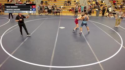 126 lbs Cons. Semis - Max Mandac, IL vs Martez Sheard, WI