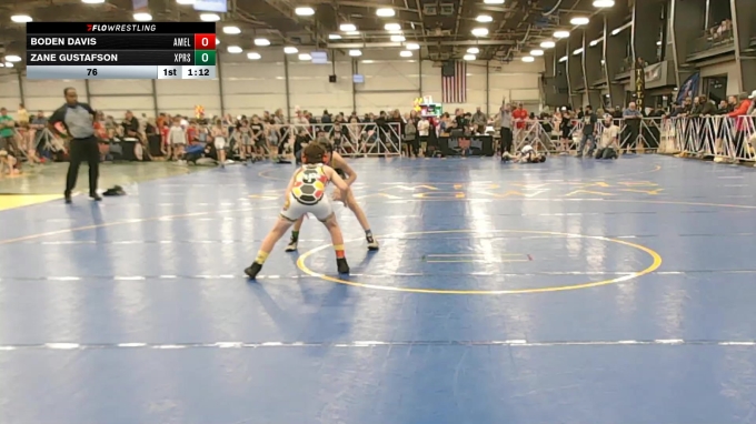 76 lbs Round 3 - 12:30pm Saturday - Zane Gustafson, Terps XPress vs ...