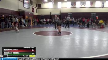 105A 1st Place Match - Kendra Baynes, Linn-Mar vs McKenna Rogers, Solon