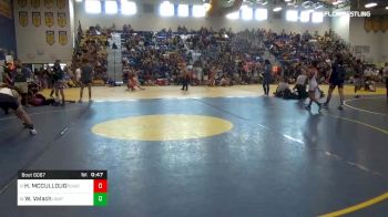 106 lbs Consi Of 32 #2 - HUNTER MCCULLOUGH, South Georgia Athletic Club vs William Valach, Unaffiliated