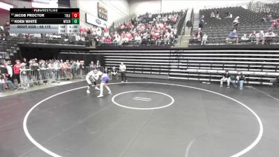 4A 175 lbs Cons. Round 3 - Jacob Proctor, Tooele vs Koen White, Mt Crest