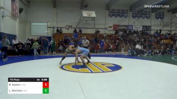 160 lbs 7th Place - Baily Hamm, Clovis North vs Logan Ramirez, Castro Valley