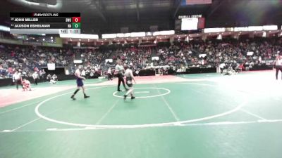 130 lbs Champ. Round 1 - Jaxson Eshelman, NA vs John Miller, SWC3