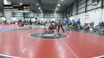 215 lbs 1 - Gavin Lopez, RALEIGH AREA WOLFPACK BLACK vs Braedon Atkinson, GROUND UP USA
