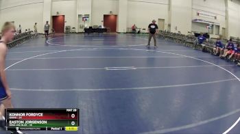 132 lbs Round 5 (6 Team) - Konnor Fordyce, Idaho vs Easton Jorgenson, Iowa USA Blue