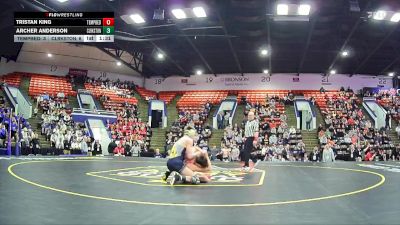 126 lbs Quarterfinals (8 Team) - Archer Anderson, Clarkston HS vs Tristan King, Bedford HS