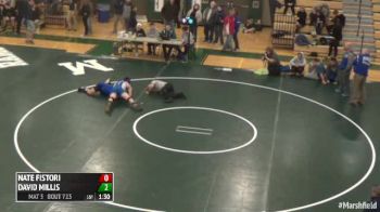 182 5th Place - Nate Fistori, Sandwich vs David Millis, Braintree