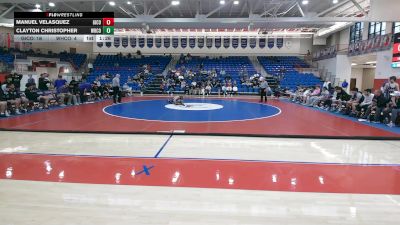 132 lbs Round 6: 3rd Place - Manuel Velasquez, Gilmer County vs Clayton Christopher, White County