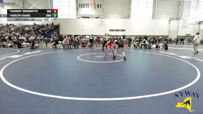 98 lbs 1st Place Match - Kaelyn Chase, Canastota Raider Wrestling Club vs Kassidy Benedetto, WRCL Wrestling Club