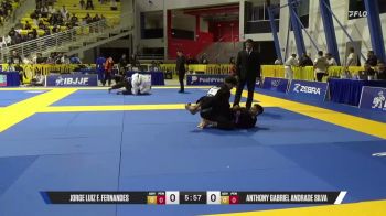 Anthony Gabriel Andrade Silva vs Jorge Luiz F. Fernandes 2026 World Jiu-Jitsu IBJJF Championship