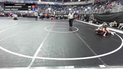 148 lbs Consi Of 4 - Xadrian Mcgruder, Hawkins House vs Daniel Presley, Collum Wrestling Academy