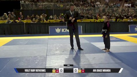 Ava Grace Miranda vs Violet Ruby Rothermel 2025 Pan Kids Jiu-Jitsu IBJJF Championship