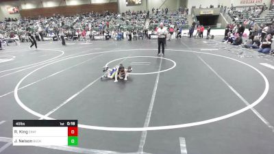 40 lbs Consolation - Reese King, Crater Mat Club vs JayDean Nelson, Buckaroo WC