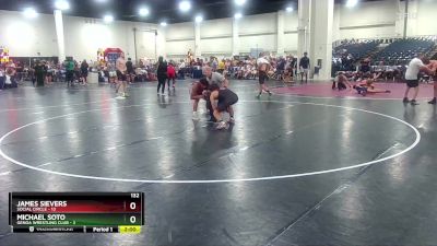 132 lbs Round 8 (10 Team) - James Sievers, Social Circle vs Michael Soto, Genoa Wrestling Club