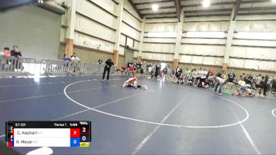 97-101 lbs Quarterfinal - Cassidy Kephart, MT vs Riley Meyer, WY