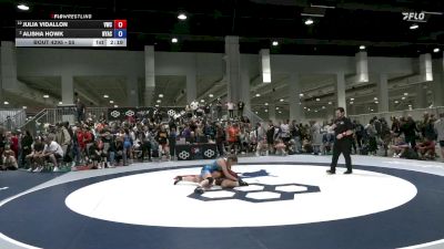 55 lbs Cons. Round 4 - Julia Vidallon, Valley Wrestling Club vs Alisha Howk, New York Athletic Club