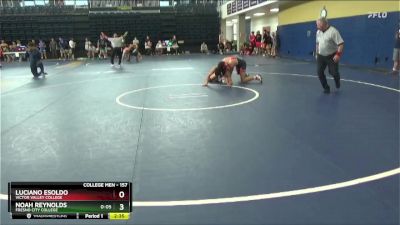 157 lbs Champ. Round 1 - Luciano Esoldo, Victor Valley College vs Noah Reynolds, Fresno City College