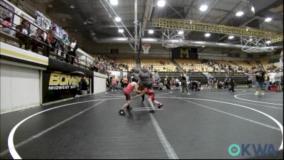 46 lbs 3rd Place - Alaina Bert, Del City Little League Wrestling vs Kyren Hiracheta, Carl Albert