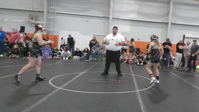 118 lbs Round 4 (6 Team) - Julia Lugabihl, Lady Warriors United Gold vs Aria Osborne, Lady Warriors United Maroon