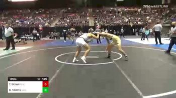 145 lbs Round Of 64 - Tyler Brown, Rough Riders vs Robert Tolento, Wcw