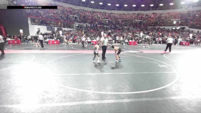 85 lbs Quarterfinal - Kolt Meyer, Weyauwega-Fremont vs Elijah Standiford, Pardeeville Boys Club Youth Wrestling