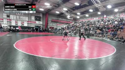 110 lbs Cons. Round 2 - Isabella Leal, Hilltop vs Jamie Cruz, Northview