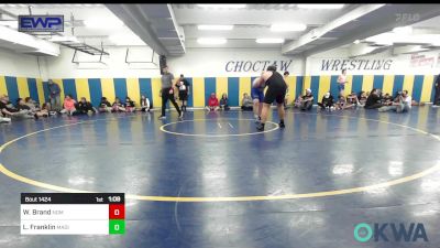 285 lbs Rr Rnd 2 - Wyatt Brand, Team Nomad vs Lucas Franklin, Madill Takedown