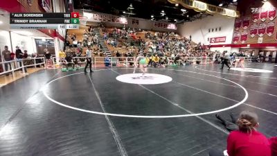 155 lbs Quarterfinal - Trinidy Brannan, Pinedale vs Alix Sorensen, Thermopolis