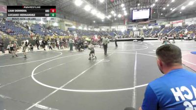 46 lbs Consolation - Liam Derrera, Greeley Metro vs Luciano Hernandez, Fort Lupton WC