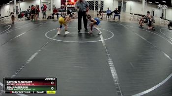 56-64 lbs Round 2 - Beau Paterson, Launch Wrestling Academy vs Raygen Slokovitz, New Kent Wrestling Club