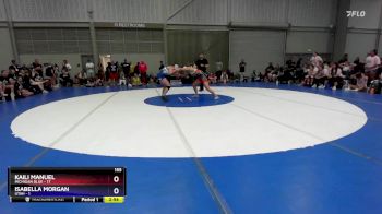 155 lbs Quarters & 1st Wb (16 Team) - Kaili Manuel, Michigan Blue vs Isabella Morgan, Utah