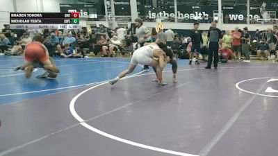 134 lbs Semifinal - Braden Todora, Grit Mat Club Red - HSC vs Nicholas Testa, Superior Wrestling - HSC